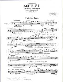 Suite No. 5 op. 70b (2000) von Nicolas Bacri 