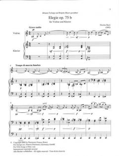Elegie op. 75b von Nicolas Bacri 