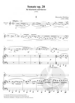 Sonate op. 28 (1945) von Mieczyslaw Weinberg 