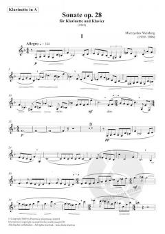 Sonate op. 28 (1945) von Mieczyslaw Weinberg 