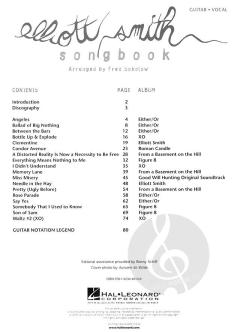 Elliott Smith Songbook von Elliott Smith 