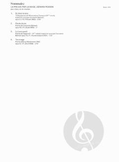 Preuve par la neige (Gerard Pesson) 