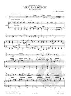 Sonate pour violon et piano No. 2 von Jean-Michel Damase 