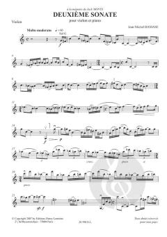 Sonate pour violon et piano No. 2 von Jean-Michel Damase 