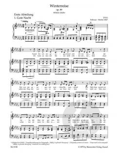 Winterreise von Franz Schubert 