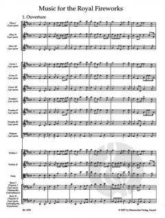 Feuerwerksmusik HWV 351 von Georg Friedrich Händel 