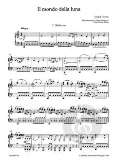 Il mondo della luna Hob.XXVIII:7 von Joseph Haydn 