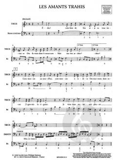 Musique vocale profane, Vol. 2 (Jean-Philippe Rameau) 