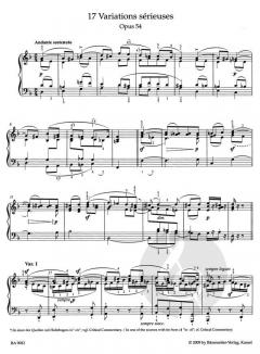 Variationen für Klavier von Felix Mendelssohn Bartholdy im Alle Noten Shop kaufen