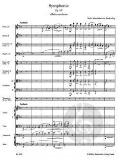 Symphonie 'Reformations-Symphonie' d-Moll op. 107 von Felix Mendelssohn Bartholdy 