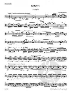 Sonate pour violoncelle et piano von Claude Debussy im Alle Noten Shop kaufen