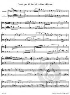 Duetto per Violoncello e Contrabbasso von Gioachino Rossini 