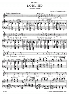 Sämtliche Lieder mit Klavierbegleitung Band 2 von Gerhard Frommel 