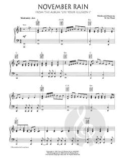 November Rain von Guns N' Roses 