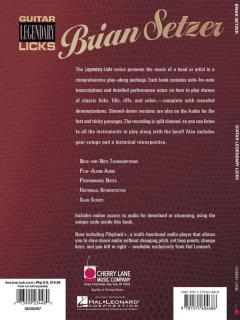 Guitar Legendary Licks von Brian Setzer 
