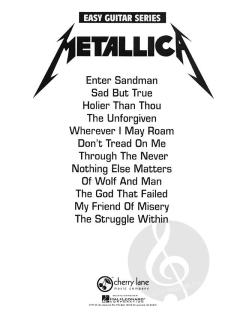 Black (Easy Guitar) von Metallica 