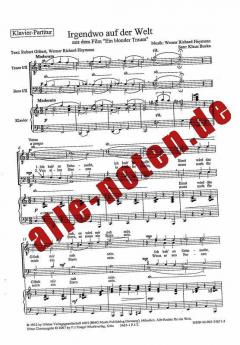 Irgendwo auf der Welt (Werner Richard Heymann) 