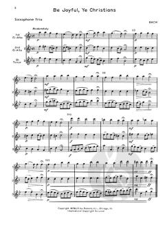 Chamber Music Series for 3 Saxophones 