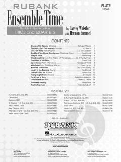 Ensemble Time: C Flutes, Oboe von Franz Schubert 