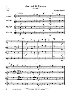 Ensemble Time: C Flutes, Oboe von Franz Schubert 