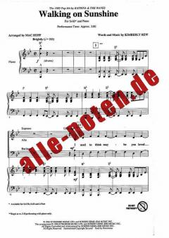 Walking On Sunshine (Katrina & The Waves) 