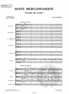 Clair de lune von Claude Debussy für Orchester im Alle Noten Shop kaufen (Partitur)