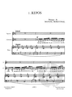 3 Chants de femmes berbères von Manuel Rosenthal 