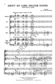 Didn't My Lord Deliver Daniel 