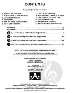 Aebersold Vol.72 Street Of Dreams 