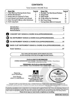 Aebersold Vol.78 Jazz Holiday Classics 