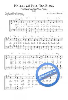 Siyahamba/Haleluya Pelo Tsa Rona (Two Songs Form Freedom Is Coming) (Anders Nyberg) 