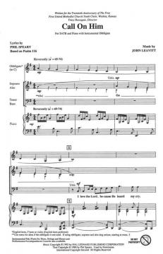 Call On Him With Instrumental Obbligato (John Leavitt) 