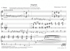 Klagelied für Orgel von Willibald Bezler im Alle Noten Shop kaufen (Partitur)