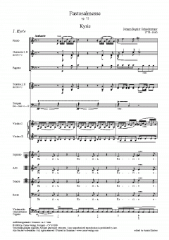 Pastoralmesse in C op. 72 (Johann Baptist Schiedermayr) 