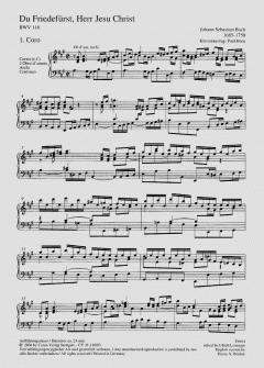 Du Friedefürst, Herr Jesu Christ (J.S. Bach) 