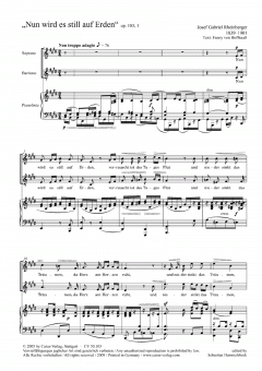 Rheinberger: Drei Duette op. 103 von Joseph Gabriel Rheinberger 
