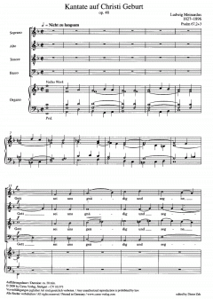 Kantate auf Christi Geburt (Ludwig Meinardus) 