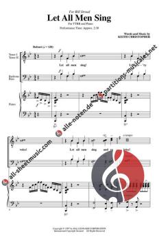 Let All Men Sing (Keith Christopher) 