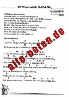 Kölsche Lieder zum Mitsingen 