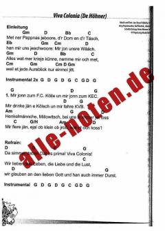 Kölsche Lieder zum Mitsingen 