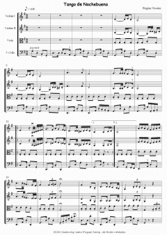 Tanguitos - Vier kleine Tangos von Angel Gregorio Villoldo 