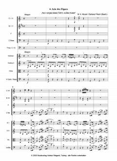 Figaros Hochzeit von Wolfgang Amadeus Mozart 
