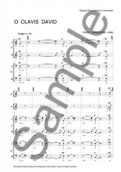 O Clavis David (Paweł Łukaszewski) 