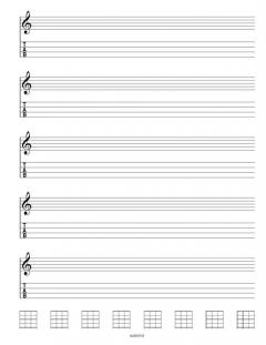 Hal Leonard Ukulele Manuscript Paper im Alle Noten Shop kaufen