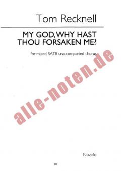 My God, Why Hast Thou Forsaken Me? von Tom Recknell 