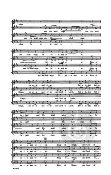 Hallelujah Chorus Song Sheet (Georg Friedrich Händel) 