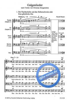7 Galgenlieder nach Texten von Christian Morgenstern (Harald Banter) 