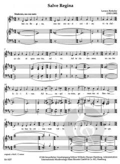 Marianische Gesänge I: Salve Regina 