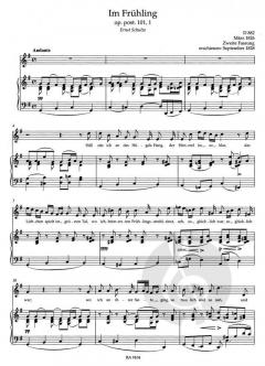 Lieder für Singstimme und Klavier Band 4 von Franz Schubert 