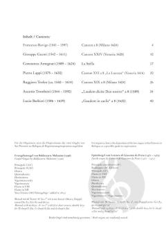 Italienische Canzonen und Motetten für 2 Orgeln im Alle Noten Shop kaufen